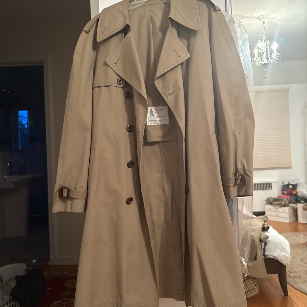 Vintage london fog mens trench coat
